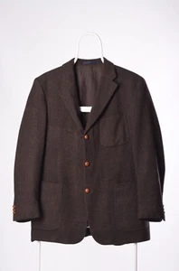 Burberry London Wool & Cashmere Blazer Jacket Buttons sz 52 - Picture 1 of 7