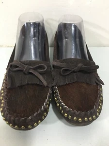 MOCASSINO MOCASSINO MOCASSINO MOCASSINO MOCASSINO CON FRANGE IN CAMOSCIO TAGLIA 10 - Foto 1 di 7