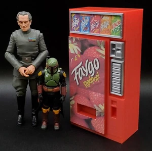 MÁQUINA EXPENDEDORA FAYGO PERSONALIZADA para 6" escala 1:12 FIGURA STAR WARS DIORAMA - Imagen 1 de 1