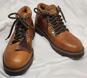 Women’s Size 10 M Hiking Boots Brown White Mountain Lace Up New - Picture 1 of 18
