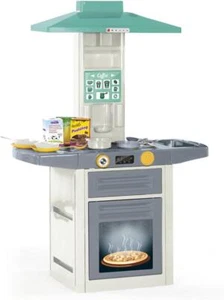 Children Kitchen Set w/ 13 Accessories, Dolu Kitchen Toys For Kids, Grey/Green - Picture 1 of 3