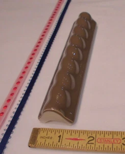 1 Pc. *Artisan Brown - Nutmeg* Ceramic Sizzle Liner Rope Tile; 6" by Daltile NEW - Picture 1 of 12