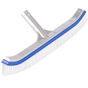 Heavy Duty 18" Strong Aluminium Swimming Pool Cleaning Brush Wall,Tiles & Floors - Picture 1 of 13