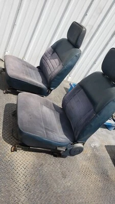 1984-88 Toyota Pickup Front Bucket Seats  With Tracks Sliders Adjusters. Classic - Image 1 of 4