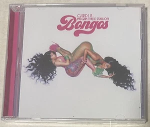 Cardi B And Megan Thee Stallion Bongos 2023 1 Track CD Explicit - Picture 1 of 2
