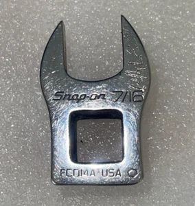 SNAP ON FCO14A, 3/8" DRIVE, 7/16" CROWFOOT WRENCH . - Picture 1 of 5