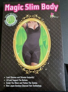 Magic Slim Full Body Shaper Enhancer Bamboo Charcoal Yarn Tummy Control 8021 - Picture 1 of 3