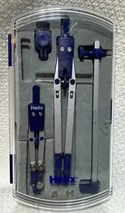 Helix Precision Plus Zeichenkompass-Set - Blau/Silber Ein Artikel fehlt.((D-2)) - Bild 1 von 2
