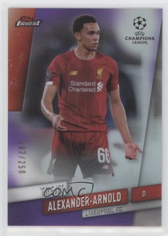 2019-20 Topps Finest UCL Purple Refractor /250 Trent Alexander-Arnold #63 - Image 1 of 2