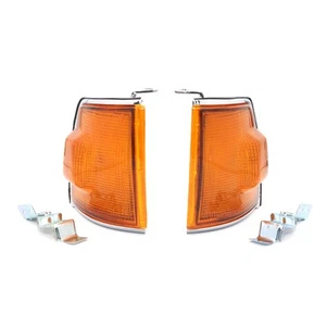 2X Chrome Side Turn Lamp Lights 1988-02 Isuzu TF TFR Rodeo Vauxhall Brava Pickup - Bild 1 von 6