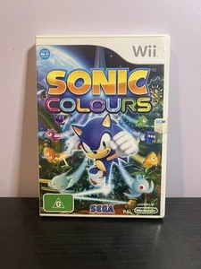 Sonic Colours Nintendo Wii Game PAL Complete With Manual PAL Untested - Picture 1 of 3