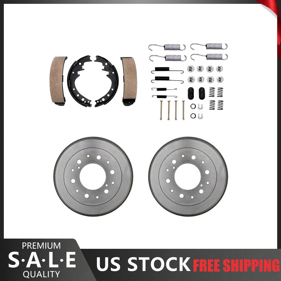Kit de herrajes de tambores de freno y zapatas de freno traseros para Toyota 4Runner 1984-1985 Foto 1 de 4