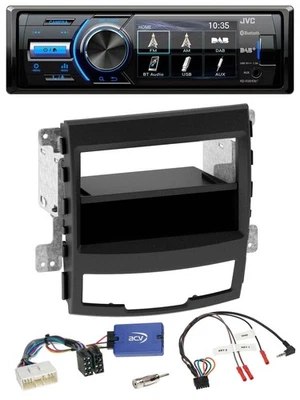 JVC Bluetooth Lenkrad USB DAB Autoradio für SsangYong Korando CK 10-13 Telefonta - Bild 1 von 4