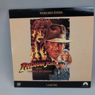 Indiana Jones and the Temple of Doom LaserDisc 1984 Adventure Widescreen - Image 1 of 4