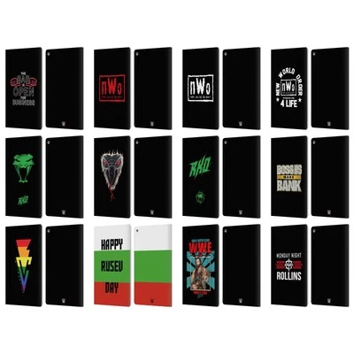 OFFICIAL WWE SUPERSTARS 7 LEATHER BOOK WALLET CASE COVER FOR AMAZON FIRE - Image 1 of 4