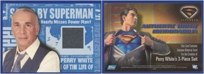 Perry White 2006 Superman Returns 'Saved By Superman' 3-Piece Suit Relic #10 - Image 1 of 3