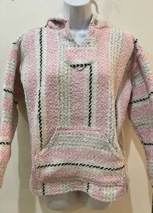 Earth Ragz Kidz Hood Jacket Front Pocket Poly Acrylic Cotton Pink Kids Large - Picture 1 of 21