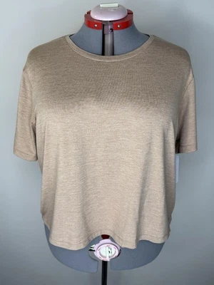 Camiseta deportiva Xersion para mujer 2X bronceada manga corta Quick Dri suave tacto Foto 1 de 4