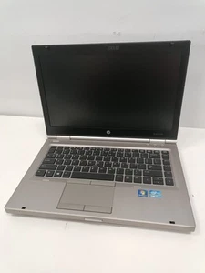 HP ELITEBOOK 8470P I5-3360M 14" FOR PARTS NO BATTERY NO HDD WINDOWS7 PRO License - Picture 1 of 8