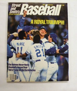 1986 Street and Smith's Baseball Yearbook Celebrating KC Royals WS Championship. - Picture 1 of 3