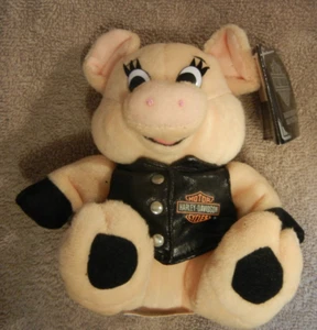 NEU/ETIKETT, 1998 HARLEY DAVIDSON "RACHET" SITZSACK PLÜSCH CA. 5 ZOLL GROSS VINTAGE - Bild 1 von 2