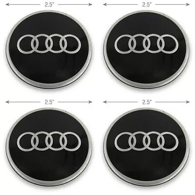Center Caps Audi A8 A6 A4 A3 TT S5 S6 S7 SQ7 SQ8 81A.601.170 OEM Wheel - Image 1 of 2