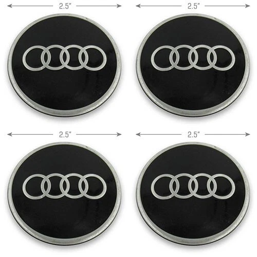 Tapacubos centrales Audi A8 A6 A4 A3 TT S5 S6 S7 SQ7 SQ8 81A.601.170 rueda OEM Foto 1 de 2