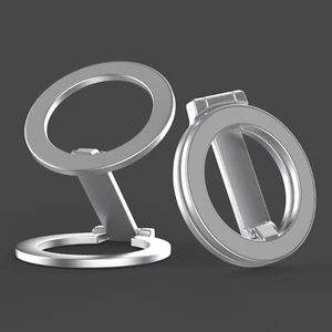Mobile Stand Universal Mag-Safe Magnetic Kickstand Finger Ring Holder for Phone - Picture 1 of 14