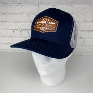 IFIT Sommer Camp verstellbare Snapback Truck Mütze Kappe blau grau - Bild 1 von 7