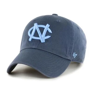 North Carolina Tar Heels 47 Brand Clean Up Adjustable Hat - Vintage Navy - Picture 1 of 1