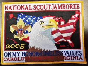 BSA 2005 National Jamboree Jacket Patch - 7" x 5" - Picture 1 of 1