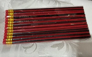 Vintage Cheng HWA HB Pencil Artist Grade Desk Sketch Eraser Stripe Lot of 12 - Picture 1 of 3