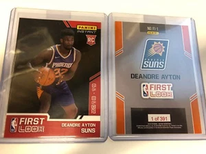 2018-19 Panini Instant NBA First Look DeAndre Ayton Phoenix Suns RC SP # /391 - Picture 1 of 1