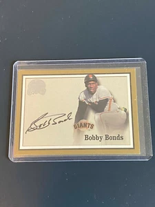 JA2254 2000 Fleer Greats of the Game Bobby Bonds San Francisco Autograph - Picture 1 of 4