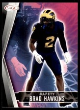 2022 Sage High Series Football Base #187 Brad Hawkins - Michigan
