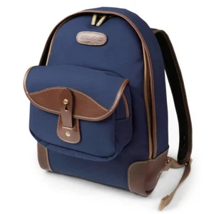 New Billingham 35 Rucksack Camera Bag - Navy Canvas / Chocolate - Picture 1 of 3