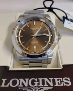Longines Conquest Brown Men's Watch - L3.830.4.62.6 New & Unworn. - Picture 1 of 11