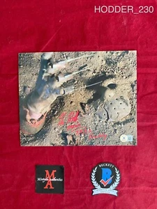 Foto firmada por Kane Hodder de 8x10 Jason Friday the 13th Beckett Certificado de Autenticidad - Imagen 1 de 3