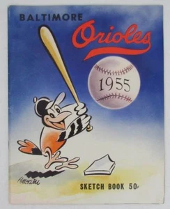 1955 Baltimore Orioles Official Baseball Yearbook 128956 - Picture 1 of 3