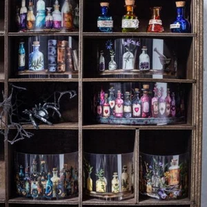 Botellas de poción mágica PET cinta adhesiva diario tarjeta álbum de recortes collage decorativo - Imagen 1 de 13