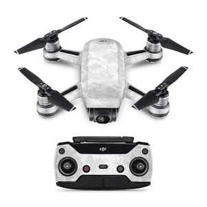 DJI Spark Aufkleber Skin Klebefolie Schutzfolie Vinyl Sticker Digital White Camo - Bild 1 von 1