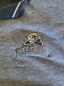 Vintage Men's Pittsburgh Panthers College University Champion XXL Polo Shirt