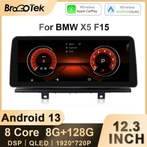 12,3'' CarPlay GPS para BMW X5 F15 X6 F16 Multimedia Radio Coche GPS Sat Navi wifi - Imagen 1 de 15