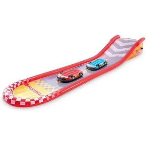 Intex 57167NP Toboggan aquatique "Racing Fun" Slide Pataugeoire 561 x 119 x 76 cm - Photo 1/4
