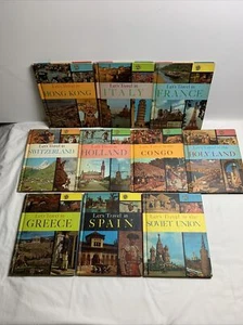 Let's Travel In Press Books People & Places HardCover Lot of 10 Vintage Volumes - Bild 1 von 14