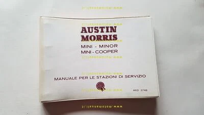 Austin Morris Mini Cooper  - Mini Minor manuale officina originale italiano - Immagine 1 di 4