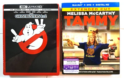 Ghostbusters 1 & 2 4K Steelbook / Bonus Comedy Blu-ray: Tammy - Extended Cut - Image 1 of 4