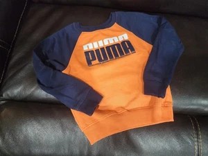 BOYS SIZE 5 PUMA LONG SLEEVE SWEATSHIRT - Picture 1 of 7