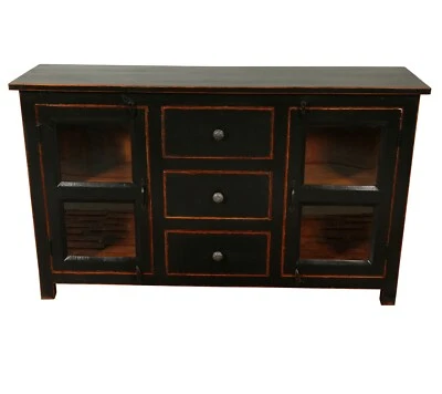 Reclaimed Solid Teak Wood Cabinet, Handcrafted & Extremely - Stunning. - Image 1 of 4