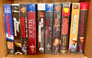 10 Movies TV / VHS bundle, lot of action, - Picture 1 of 9